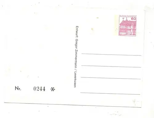 1987, KÖLN / COLOGNE, 10 Jahre Internationale Postkarten-Tauschtage, Privat-Ganzsache # 244