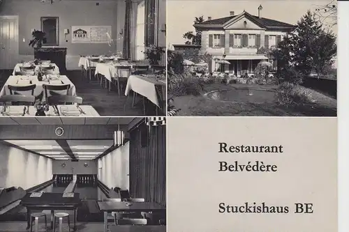CH 3047 BREMGARTEN - STUCKISHAUS, Restaurant Belvedere