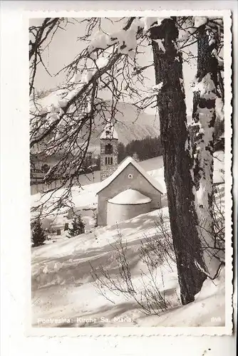 CH 7504 PONTRESINA, Kirche Sa. Maria, 1954