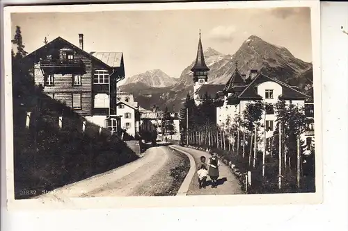 CH 7050 AROSA, Strassenpartie, 1925