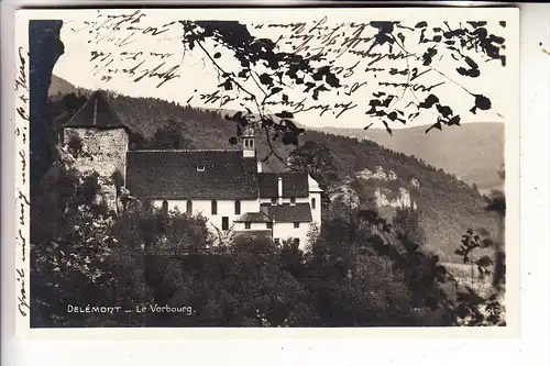 CH 2800 DELEMONT, Le Vorbourg, 1927