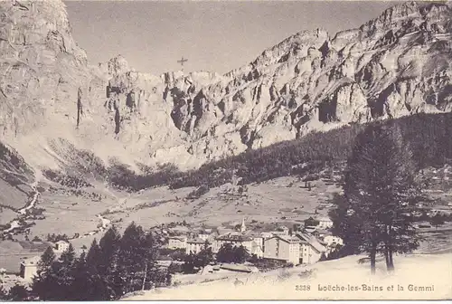 CH 3954 LEUKERBAD VS, Panorama, 1909