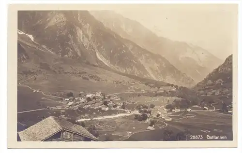 CH 3864 GUTTANNEN, Panorama, 1925