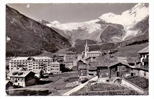 CH 3906 SAAS - FEE, Ortsansicht, 1958