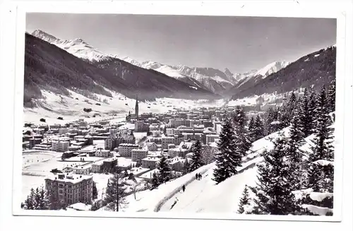 CH 7260 DAVOS, Blick von der Höhenpromenade