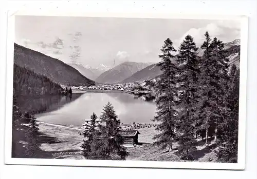 CH 7260 DAVOS, Blick über den See, 1952, kl. Druckstelle