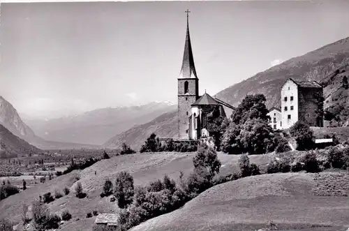 CH 3942 RARON, Kirche und Burg