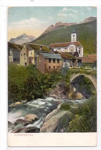 CH 6493 HOSPENTAL, Ortsansicht, 1905, Trenkler
