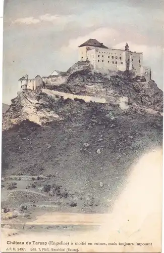 CH 7553 SCUOL - TARASP GR, Chateau, ca. 1905