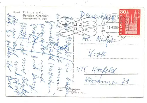 CH 3818 GRINDELWALD BE, Pension Kirchbühle