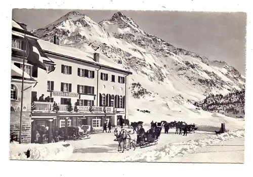 CH 7516 MALOJA GR, Hotel Majola-Kulm, Pferdeschlitten