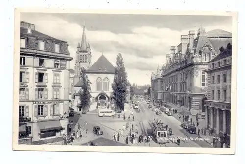 CH 1000 LAUSANNE VD, Place St. -Francois, "Laine de Schaffhouse", Tram