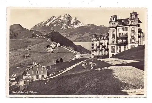 CH 6354 VITZNAU LU, Rigi Kulm mit Pilatus, 1952