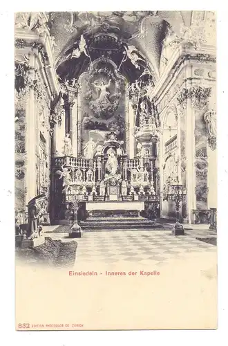 CH 8840 EINSIEDELN SZ, Inneres der Kapelle, Photoglob