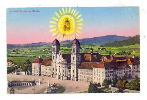 CH 8840 EINSIEDELN SZ, Das Kloster, Photoglob, 1929