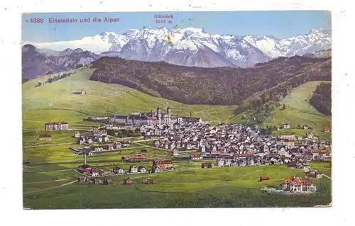 CH 8840 EINSIEDELN SZ, Gesamtansicht, Photoglob, 1914