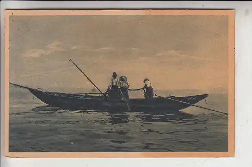 FISCHFANG / Fishing - Felchnfänger am Bodensee, 1921