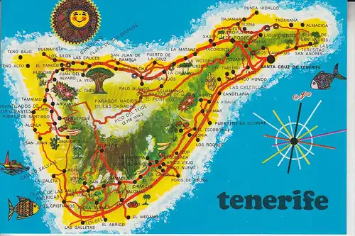 LANDKARTEN / MAPS - TENERIFE