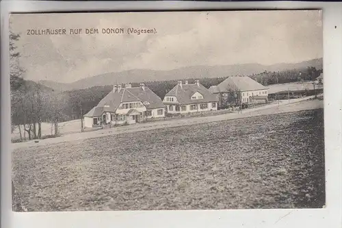 ZOLL - GRENZE, Zollhäuser auf dem Donon (Vogesen), Grenze Deutschland - Frankreich, 1916