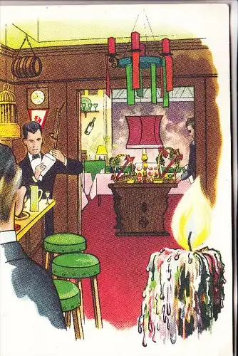 BERUFE - BARKEEPER - Kensington Restaurant, London, 1960