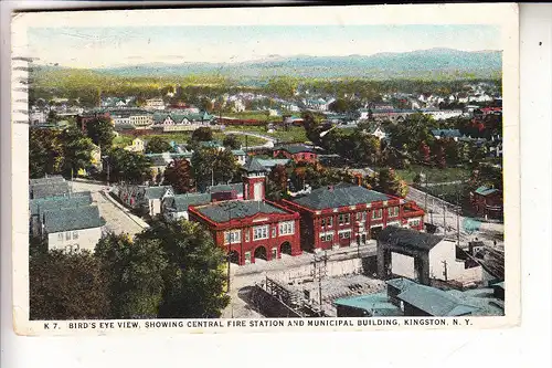 FEUERWEHR / Firefighters / Sapeur Pompier / Brandweer, Fire Station, Kingston N.Y., 1928