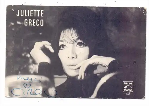 MUSIK - JULIETTE GRECO - Autograph