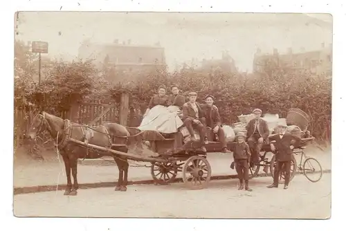 LANDWIRTSCHAFT - Fahrt zum Markt, Photo-AK