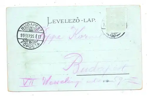 H 2500 ESZTERGOM, Gruss aus... Mondscheinkarte, 1899