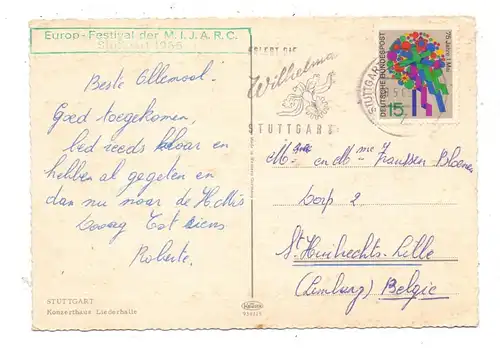 LANDWIRTSCHAFT - MIJARC Festival Stuttgart 1965, Sonderstempel, Landjugend