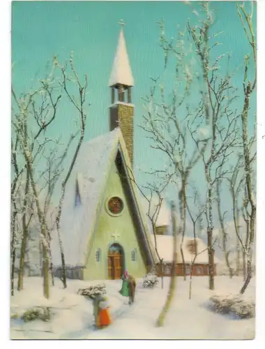 3D - CHURCH IN WINTER - TOPPAN