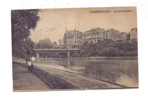 6600 SAARBRÜCKEN, Luisenbrücke, 1920