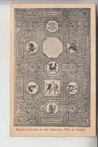 6643 PERL - NENNIG, römischer Mosaikboden, 1910, Verlag: Schaar & Dathe, Trier