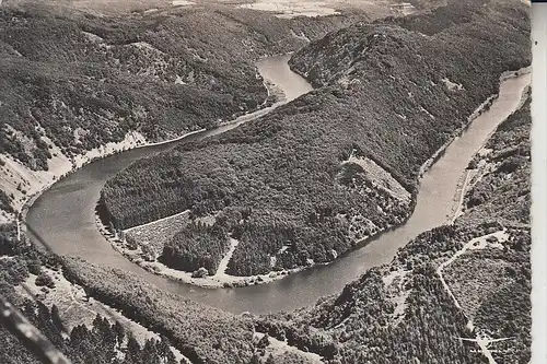 6640 MERZIG, Saarschleife, Flugaufnahme