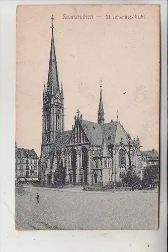 6600 SAARBRÜCKEN, St. Johannes Kirche, 192...