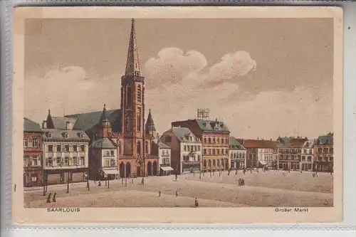 6630 SAARLOUIS, Grosser Markt, 1923