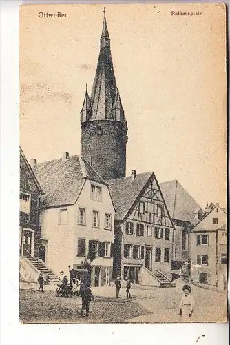 6682 OTTWEILER, Rathausplatz, Druckstelle