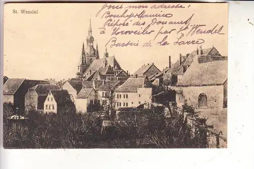 6690 SANKT WENDEL, Ortsansicht, 1920
