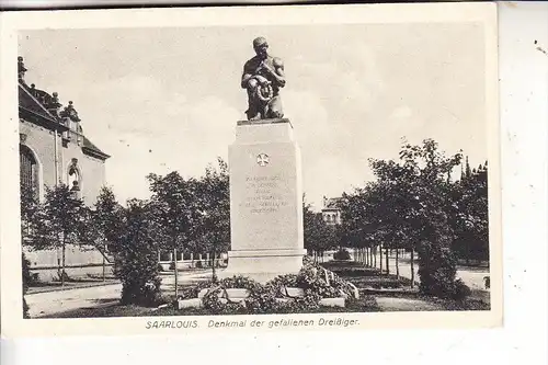 6630 SAARLOUIS, Denkmal der gefallenen Dreißiger, 1919