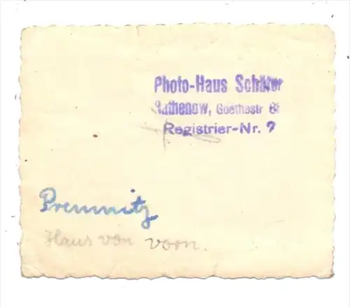 0-1832 PREMNITZ, Einzelhaus, Photo 6,8 x 5,5 cm