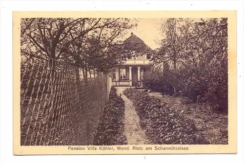0-1234 WENDISCH RIETZ, Pension Villa Köhler, 20er Jahre