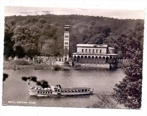 0-1500 POTSDAM - SACROW, Sacrower Kirche, Ausflugsdampfer
