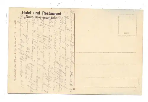 0-1301 CHORIN, Kloster, Westgiebel, 1921