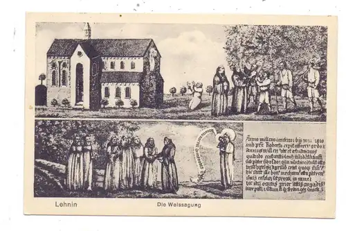 0-1804 LEHNIN, Die Weissagung, 1912