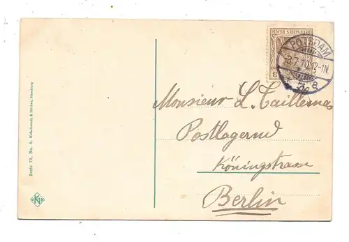 0-1500 POTSDAM, Havellandschaft, Binnenschiffe, 1910