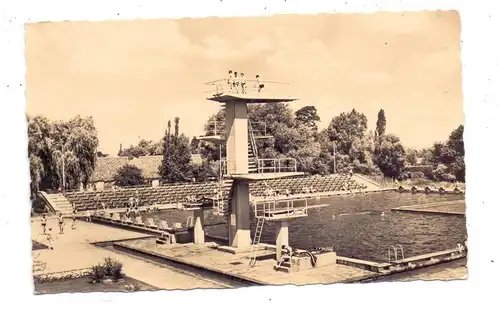 0-7570 FORST / Lausitz, Schwimmbad, 1961