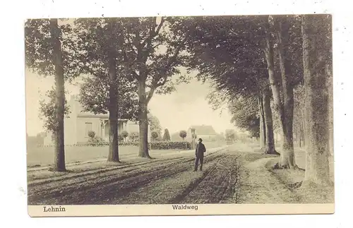 0-1804 LEHNIN, Waldweg, 1906
