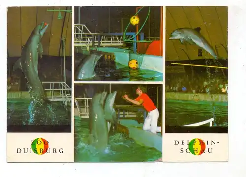 4100 DUISBURG, Zoo, Delfin-Schau