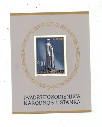 JUGOSLAWIEN - Block 6 postfrisch **