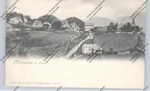 I 39054 RITTEN - KLOBENSTEIN, Dorfansicht, ca. 1905, kl. Randmangel rückseitig