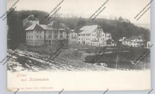 I 39054 RITTEN - KLOBENSTEIN, Dorfansicht, ca. 1905